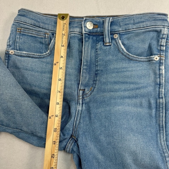 Madewell Skinny Jeans Womens Size 26 Light Blue High Rise - Picture 10 of 14